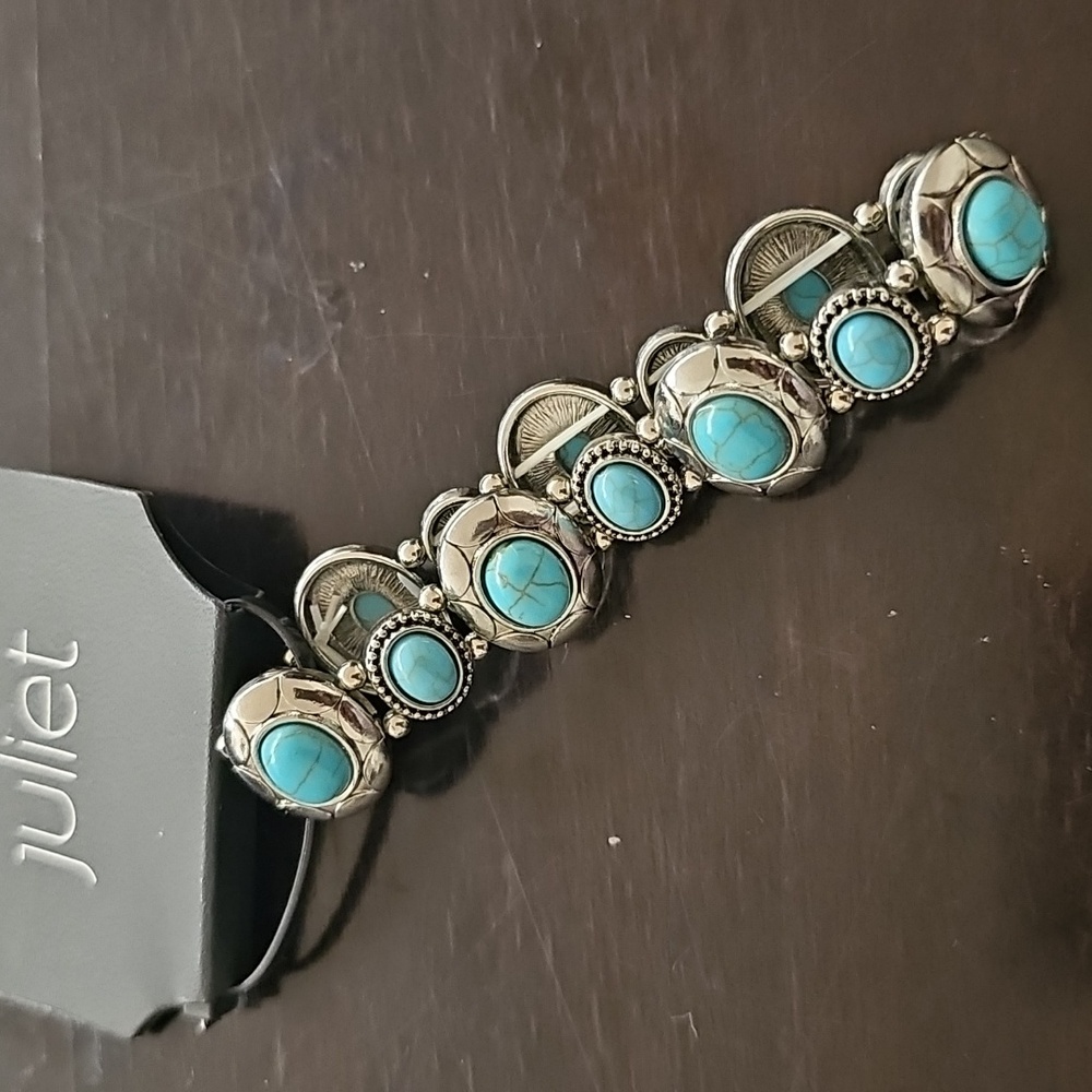 Turquoise and Silver Bracelet